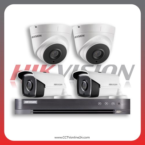 PAKET HIKVISION - ANALOG HD 4.0 2MP POC FIXED 4CH